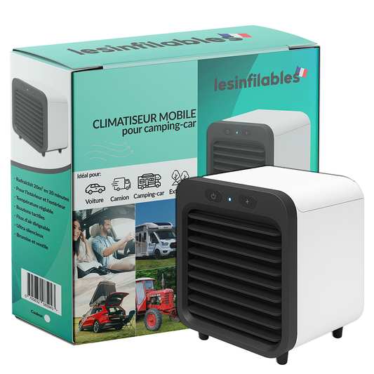 CLIMATISEUR MOBILE POUR CAMPING CAR LESINFILABLES™
