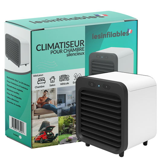 CLIMATISEUR POUR CHAMBRE SILENCIEUX LESINFILABLES™